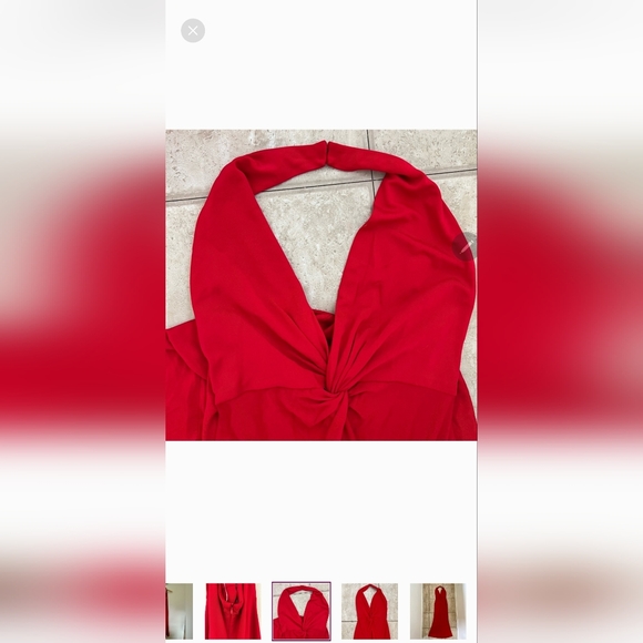 Nicole Bakti Halter Formal Dress - Picture 2 of 3